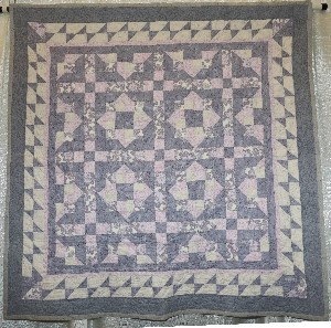 Mauve and Taupe Mystery Quilt