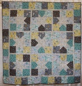 Floating Stars Dog Quilt