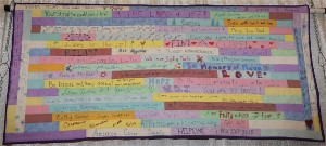 Relay For Life Memory Quilt Banner