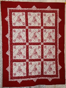 Sunbonnet Redwork