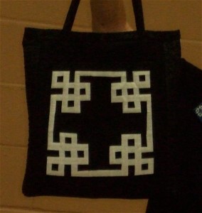 Black and White Tote