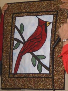Appliquéd Cardinal