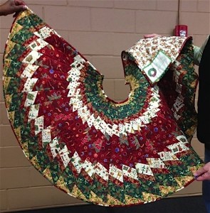 Spiral Christmas Tree Skirt