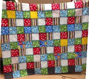 Charlie Brown Rag Quilt