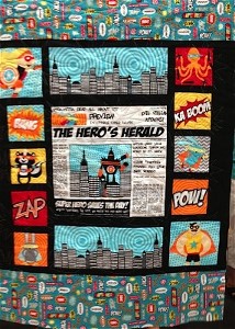 Superhero Baby Quilt