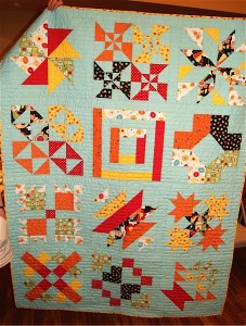 Wishes Block of the Month from Fat Quarters
