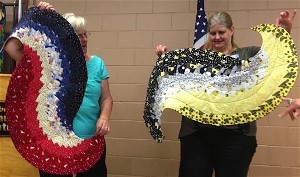 Spicy Spiral Table Runners