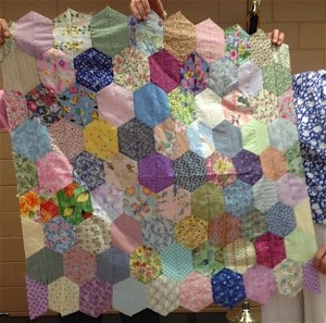 Hexagon Baby Quilt