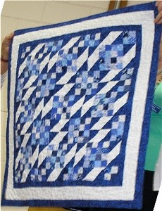 Blue and White Quilt