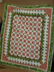 Spring Garden Bed Quilt