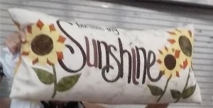Sunshine Bench Pillow